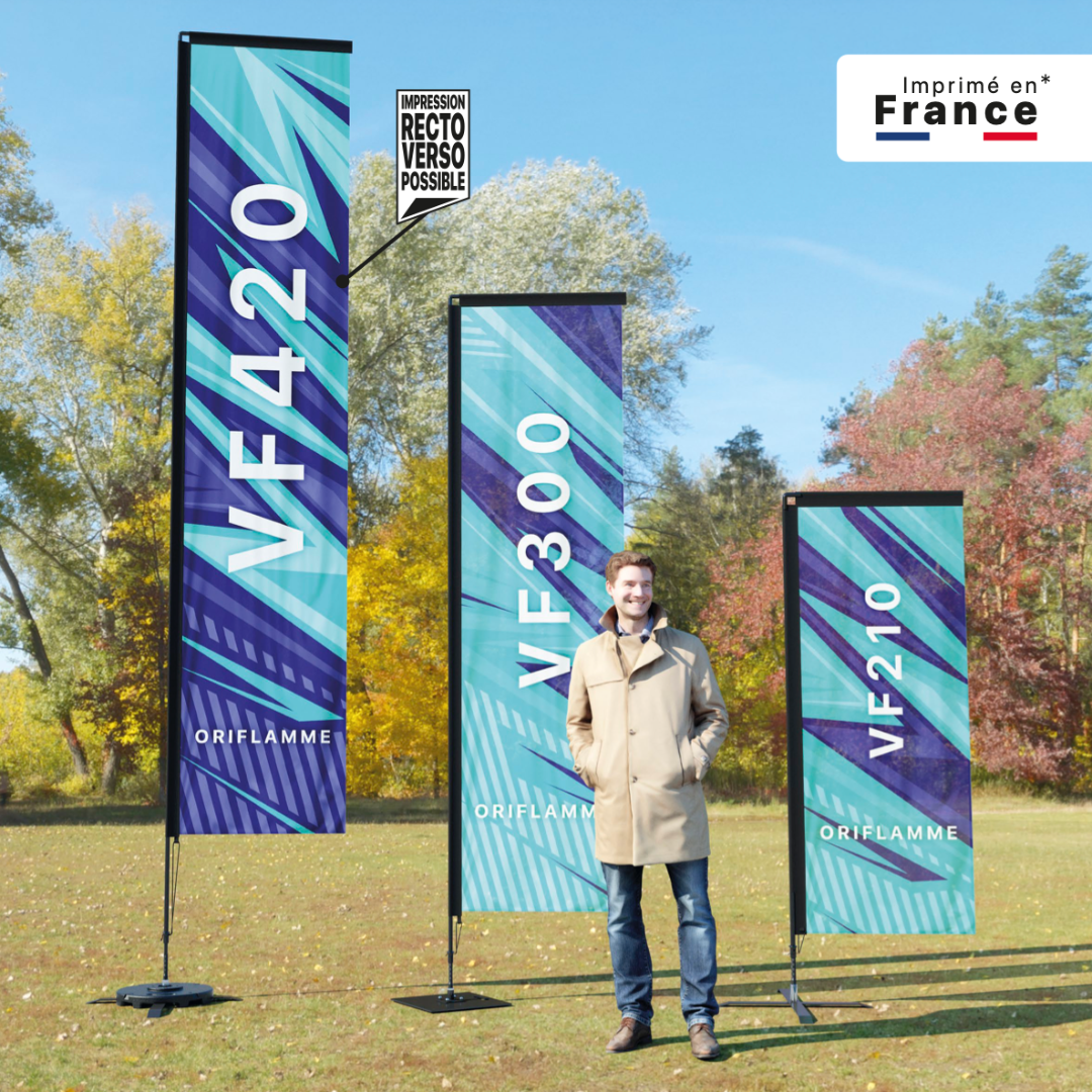 Drapeau VF 210 MB (70 x 180 cm)